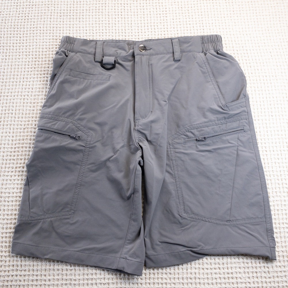 Shallowlulu Mens Tactical Cargo Shorts Gray Size 30 Inseam 10 Hiking Outdoor